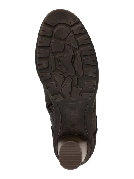 MUSTANG Botine închis / negru maro