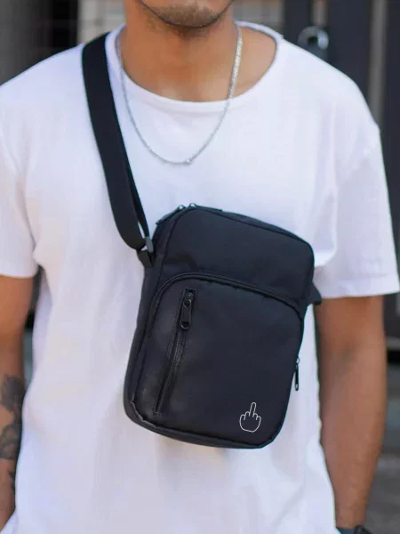 Сумка через плечо Without черная