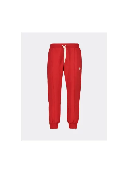 Pantaloni sport Casablanca cu autograf roșu