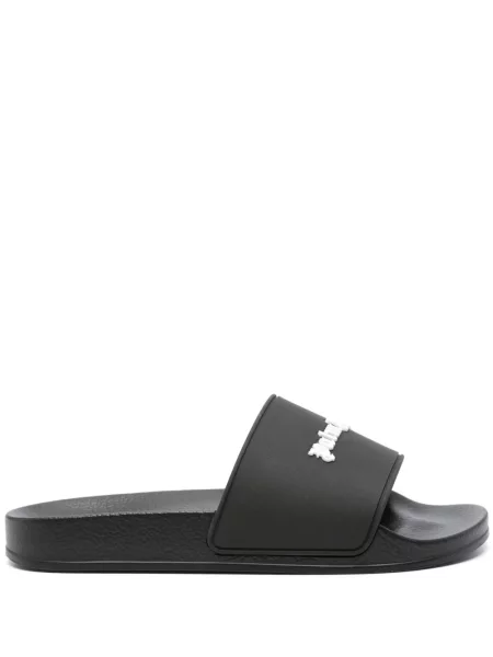 Papuci Palm Angels cu autograf negru