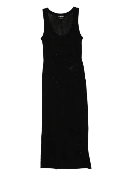 Rochie Tom Ford cu paiete de costum negru