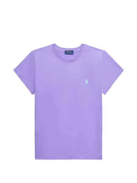 Polo Polo Ralph Lauren με κέντημα μωβ