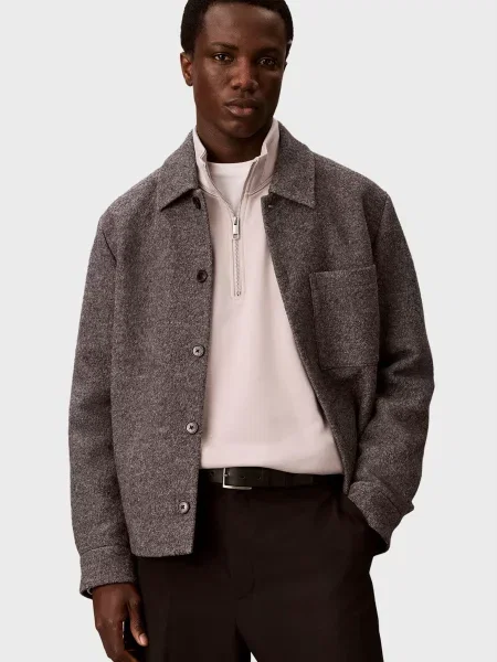 Махровий светр Calvin Klein бежевий