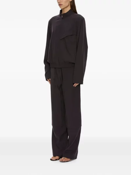 Pantaloni Christopher Esber din țesătură twill negru