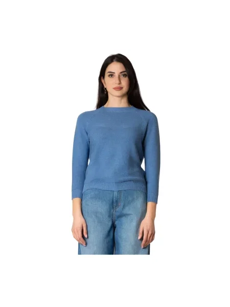 Sweter Weekend Max Mara niebieski