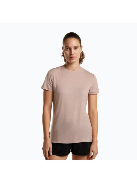 Tricou de trekking pentru femei icebreaker Merino Tech Lite III Tee pink quartz roz