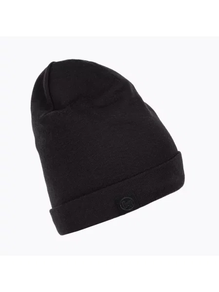 Textilní doplňky Buff Merino Heavyweight Beanie černý