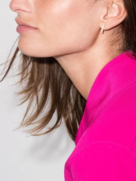 Buklė auskarai Sophie Bille Brahe geltona
