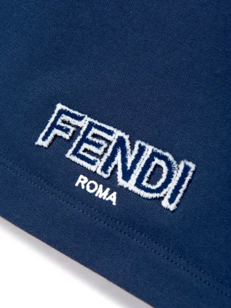 Szorty dziecięce Fendi niebieskie