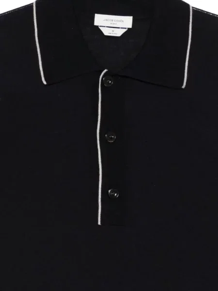 Tricou polo Jacob Cohën negru