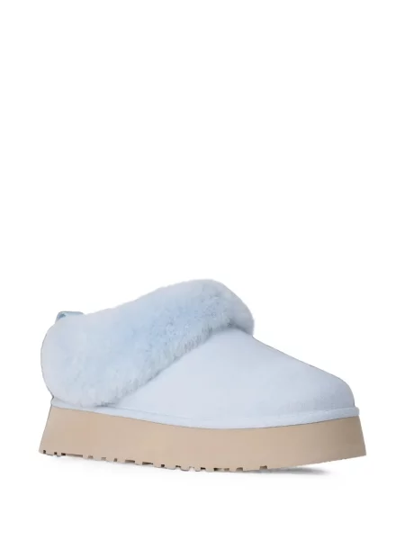 Botine Ugg din piele de oaie albastru