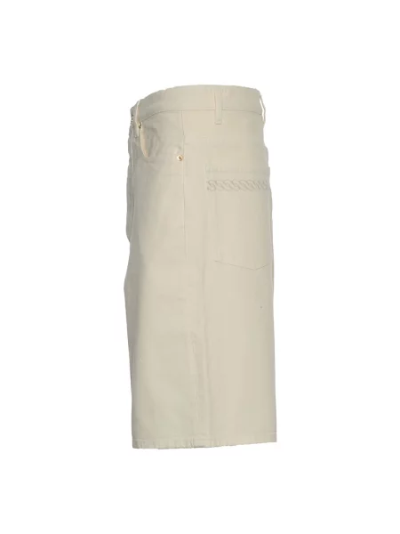 Drôle de Monsieur szorty Le Short Baggy beżowy białe