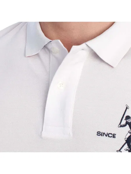 Tricou polo U.s. Polo Assn. alb