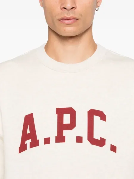 Hanorac crewneck A.p.c. cu imagine