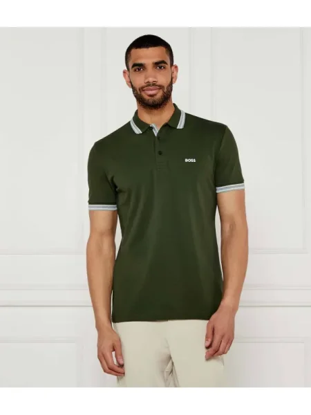 BOSS GREEN Polo Paddy | pique verde