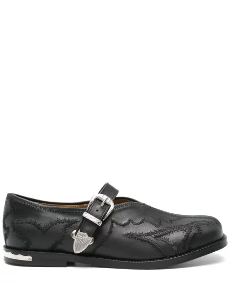 Pantofi loafer Toga Virilis cu broderie negru