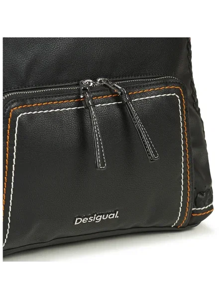 Desigual rucsac TRAMA PRETORIA femei mic neted negru