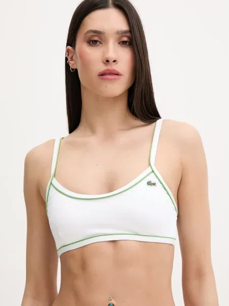 Lacoste plavková podprsenka bílá