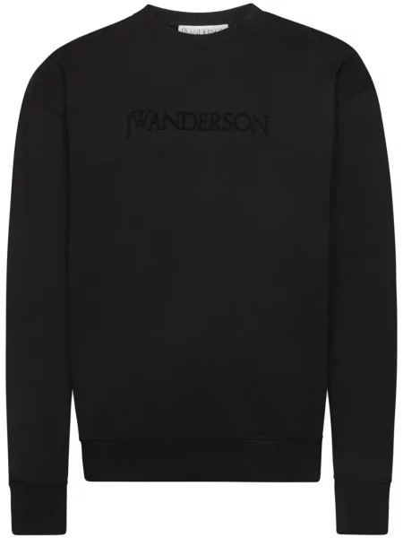 Hanorac Jw Anderson cu broderie negru