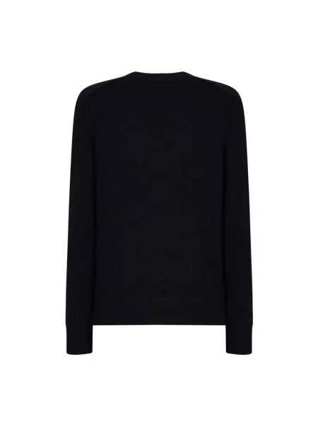 Sweter Burberry wełniany czarny