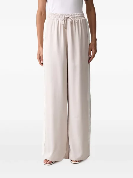 Pantaloni Liu Jo din satin evazate