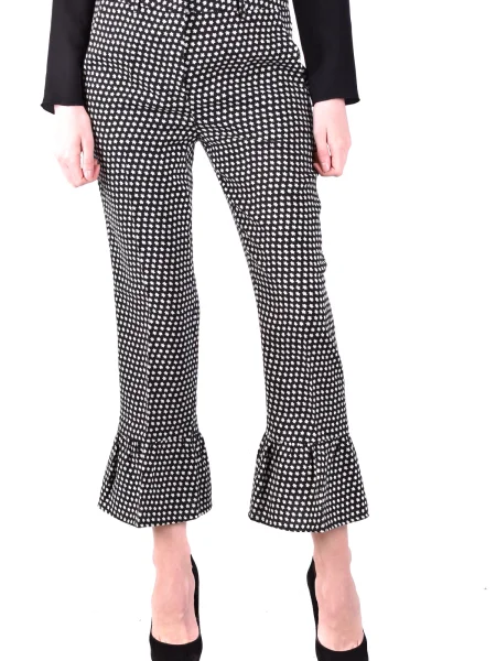 Spodnie Philosophy z falbankami czarne