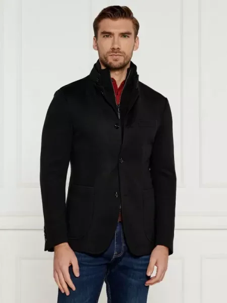 Joop! Sacou 2 în 1 Hectar-J cu adaos de lână negru