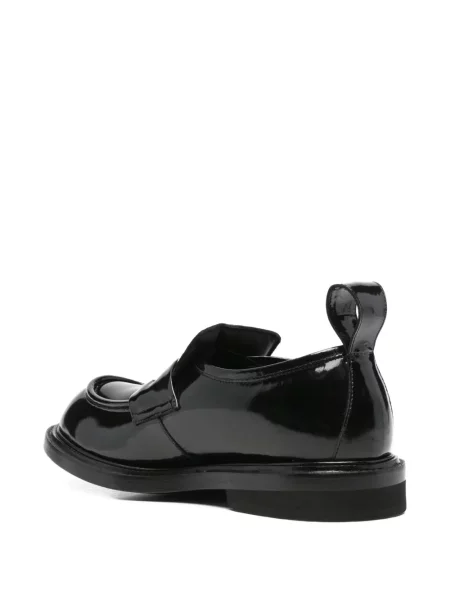 Кожени лоуфъри Moschino черно