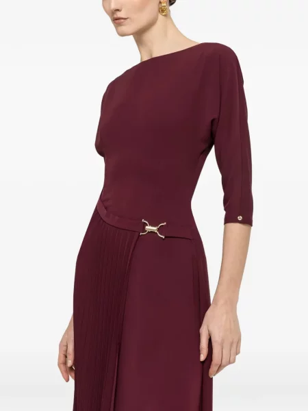 Rochie midi Nissa de costum roșu