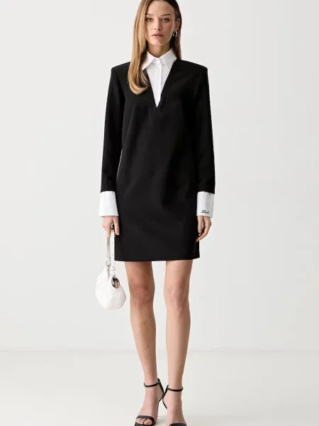 Karl Lagerfeld rochie negru