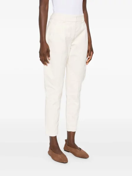 Pantaloni Brunello Cucinelli alb