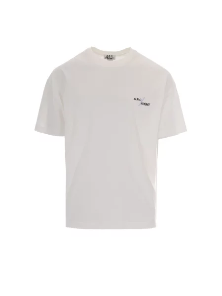 T-shirt A.P.C. T-Shirt Renoncement White L biała