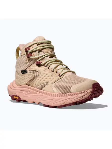 Дамски туристически обувки HOKA Anacapa 2 Mid GTX oak/rose latte бежово