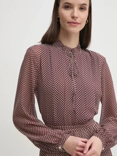 Блуза Tommy Hilfiger с десен бордо