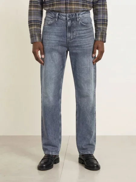Strellson Džíny Vin Relaxed Fit medium grey šedé