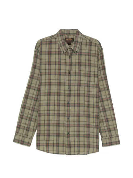 Cămașă Filson în carouri verde