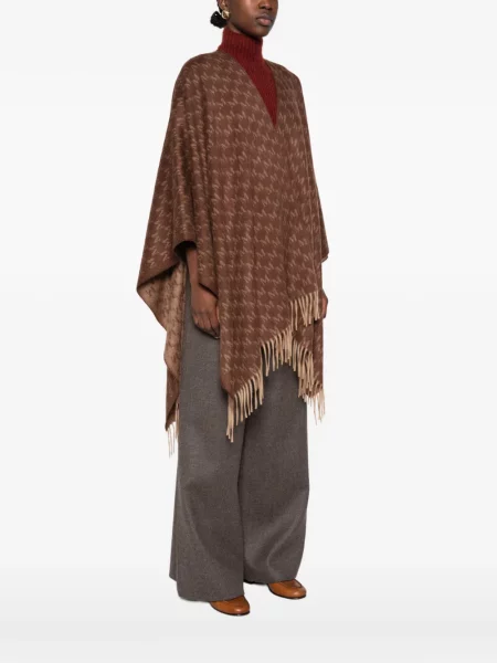 Pulover Max Mara din jacard cu autograf maro