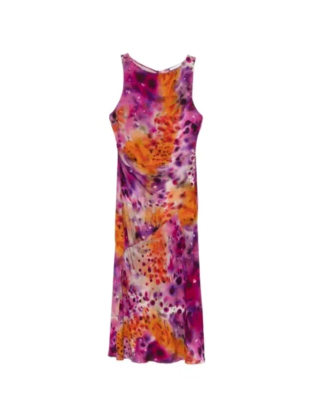 Rochie midi Patrizia Pepe cu imagine roz