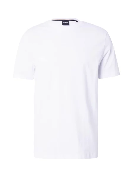 BOSS Black Tricou Thompson murdar alb