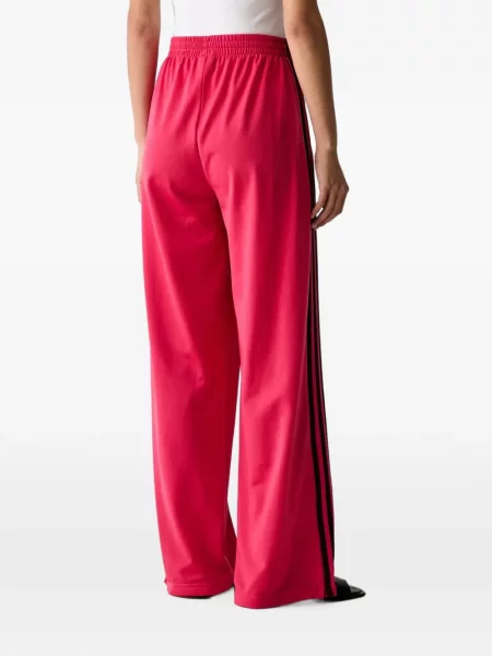 Pantaloni Adidas alergare din piele maro