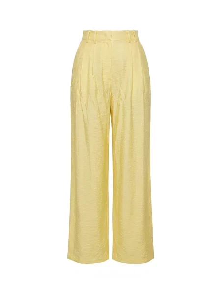 Guido Maria Kretschmer Hlače z naborki Finja' rumena