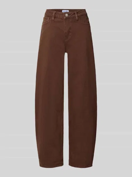 Jeansy typu barrel z mieszanka bawełny model GRACE' Pieces