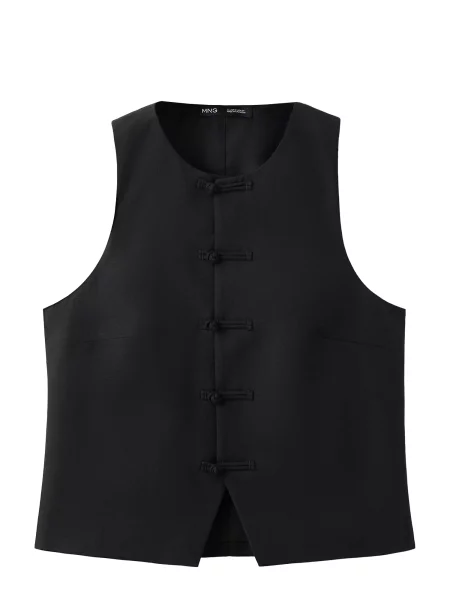 MANGO Vestă de costum Laguna' negru
