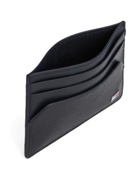 Tommy Hilfiger Usnjen etui za kartice modra