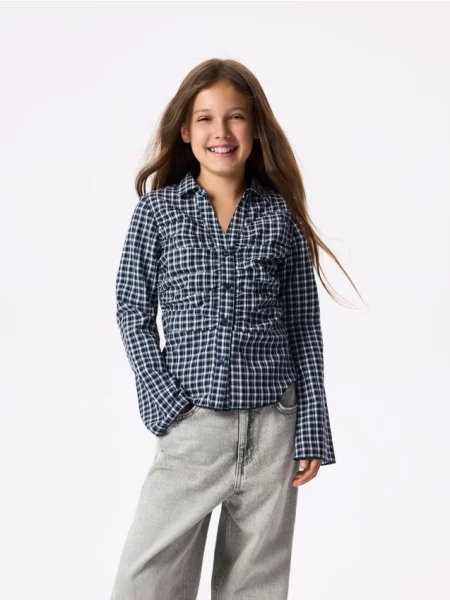 Reserved Blugi barrel fit deschis gri