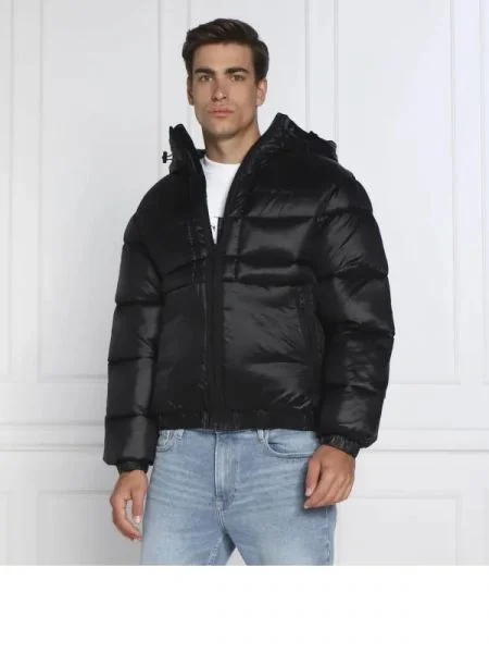 CALVIN KLEIN JEANS Kabát fekete