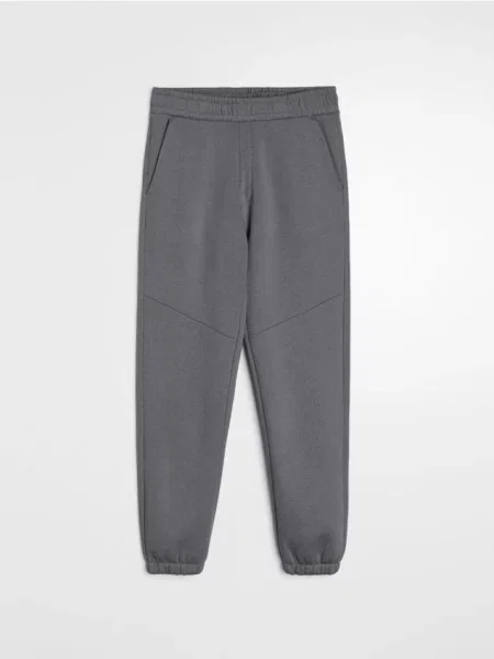Sinsay Spodnie dresowe regular fit szary