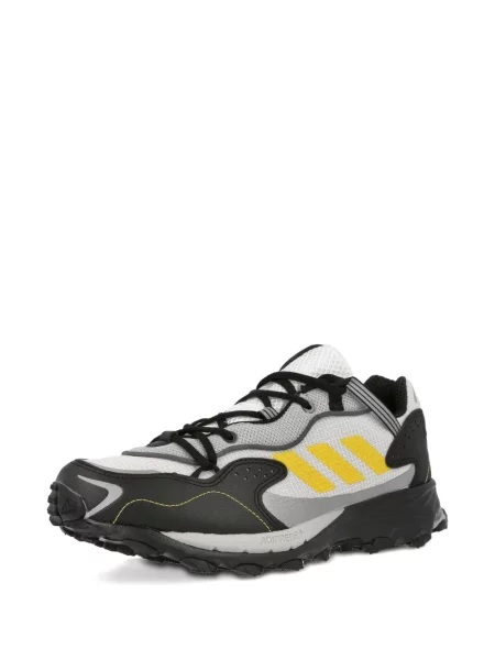 Top Adidas alergare cu decolteu în V alb