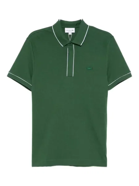 Polo Lacoste cu broderie verde