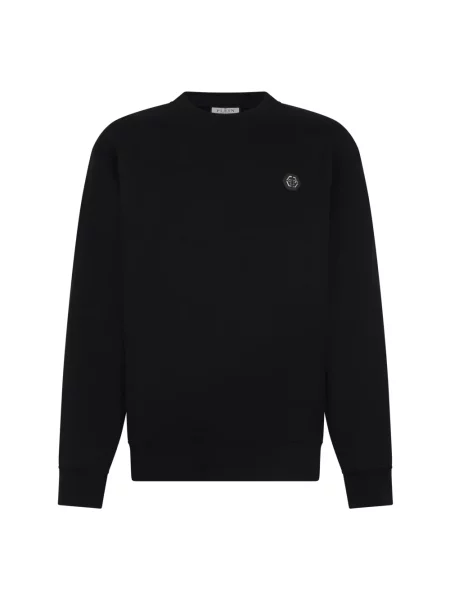 Bluza Philipp Plein z okrągłym dekoltem czarna